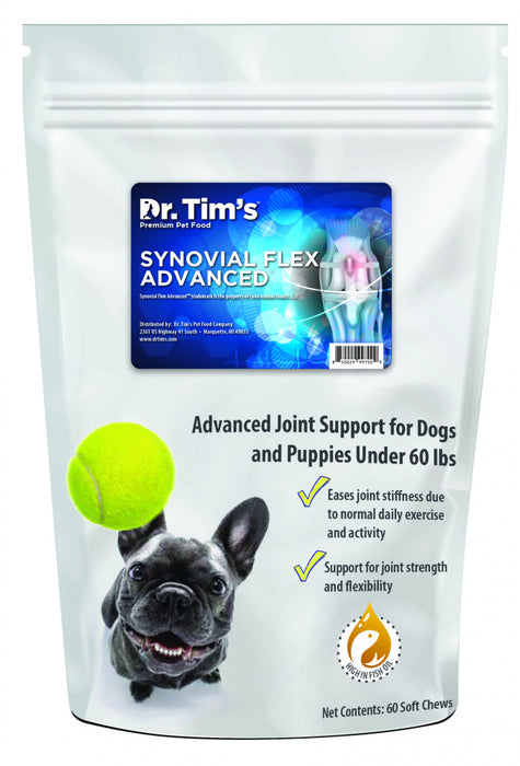 Dr. Tim's Synovial Flex Advanced Joint Mobility Chews for Dogs under 60lbs