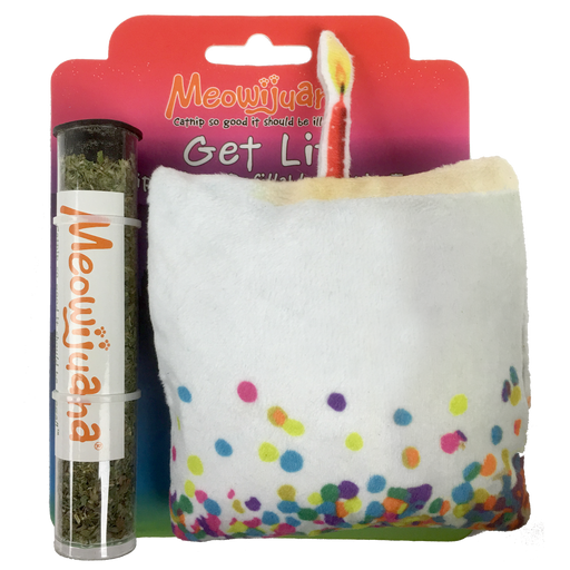 Meowijuana Toy Get Lit Birthday Cake