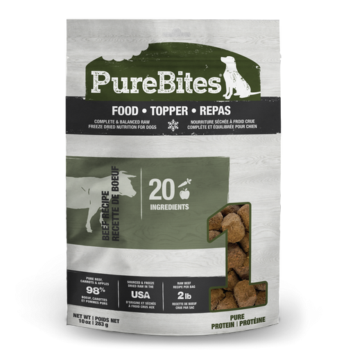 PureBites Dog Food Topper Beef Recipe