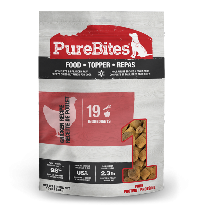 PureBites Dog Food Topper Chicken Recipe
