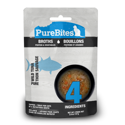 PureBites Broths Cat Treat Topper Tuna & Vegetables