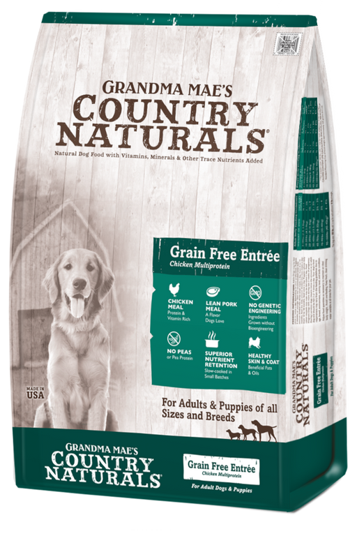 Grandma Mae's Country Naturals Grain Free Multiprotein Dry Food for Dogs