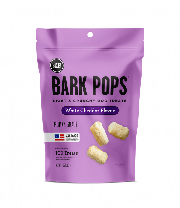 BIXBI Bark Pops White Cheddar Dog Treats
