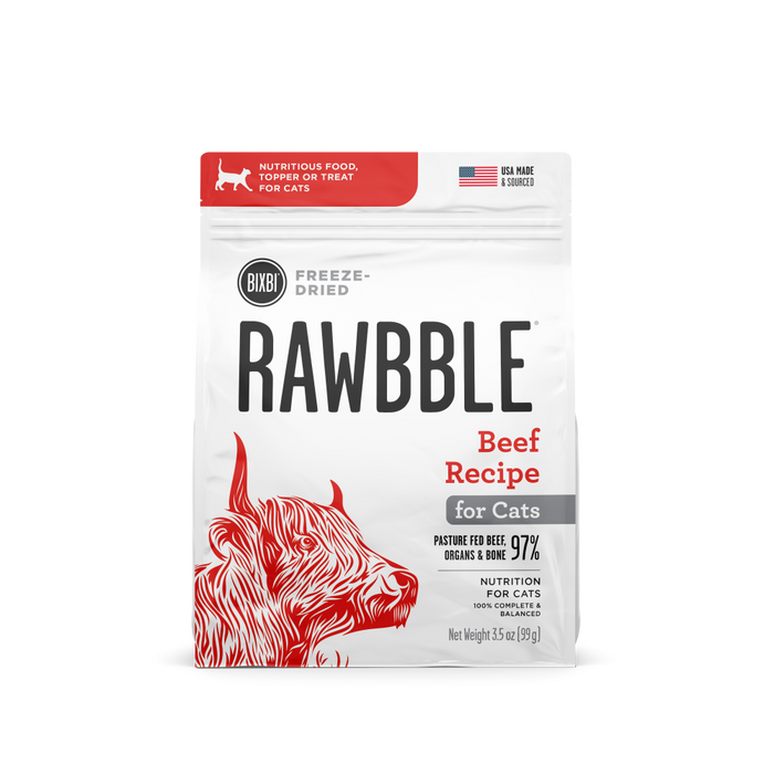 BIXBI RAWBBLE Beef Freeze Dried for Cats