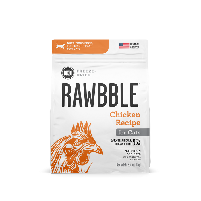 BIXBI RAWBBLE Chicken Freeze Dried for Cats