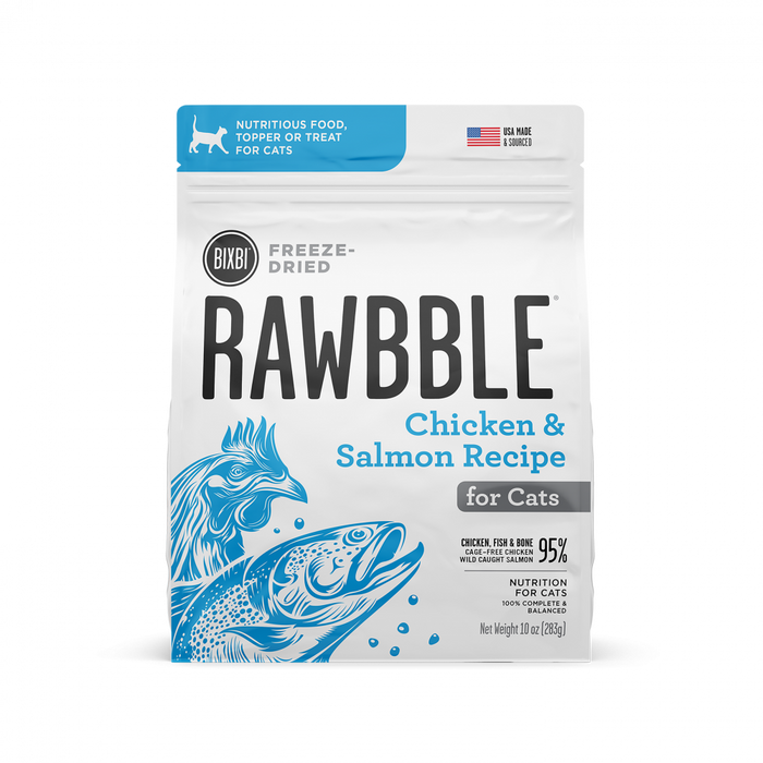 BIXBI RAWBBLE Chicken/Salmon Freeze Dried for Cats