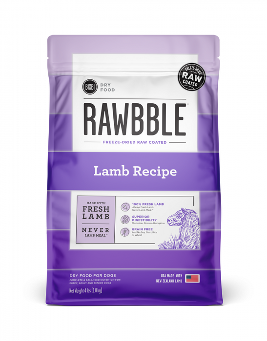 BIXBI Rawbble Kibble Grain Free Lamb