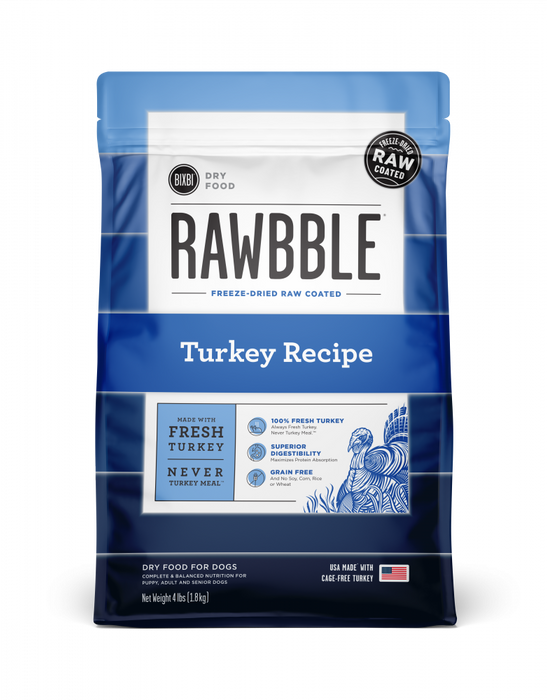 BIXBI Rawbble Kibble Grain Free Turkey