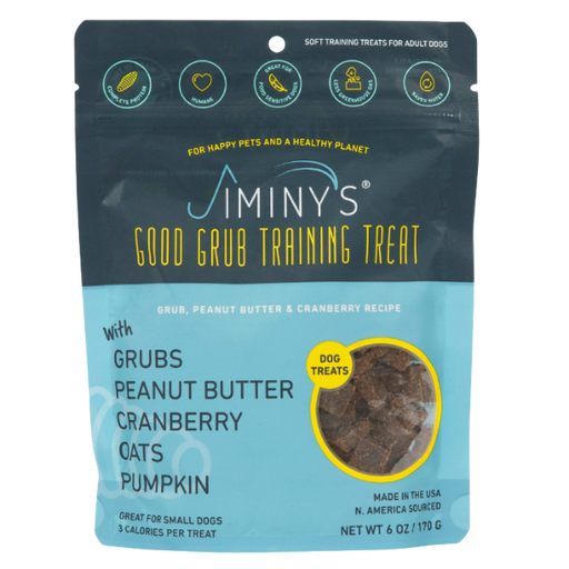 Jiminy's Peanut Butter, Cranberry, Grub Soft & Chewy Treats