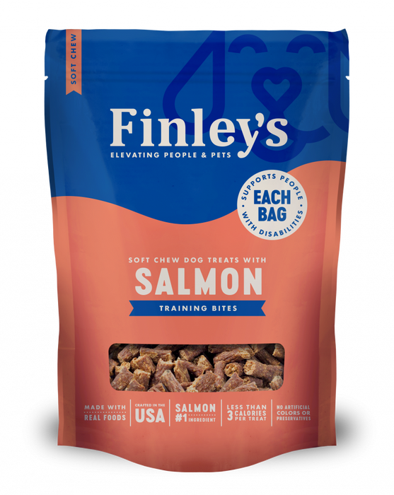 Finleys Salmon Recipe Soft Chew Training Bites
