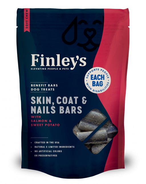 Finleys Skin, Coat, & Nails Soft Chew Benefit Bars