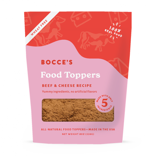 Bocce's Bakery Beef & Cheese Food Topper
