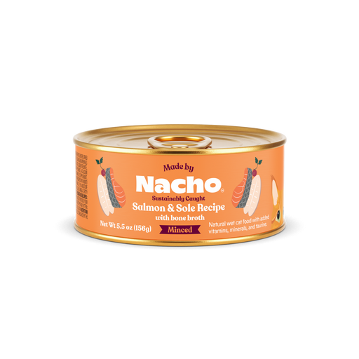 Made By Nacho Sustainably Caught Minced Salmon & Sole Recipe With Bone Broth