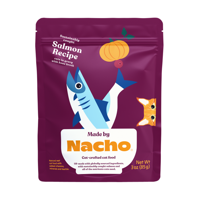 Made By Nacho Sustainably Caught Salmon Recipe Cuts In Gravy With Bone Broth