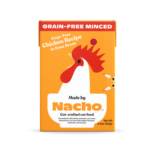 Made By Nacho Grain-Free Minced Cage-Free Chicken Recipe In Bone Broth Tetra