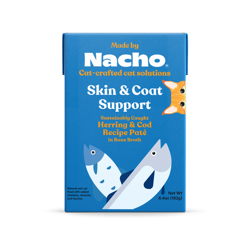 Made By Nacho Skin & Coat Support Sustainably Caught Herring And Cod Pate In Bone Broth Tetra