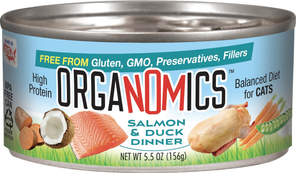 Evangers Organomics Salmon and Duck Dinner for Cats
