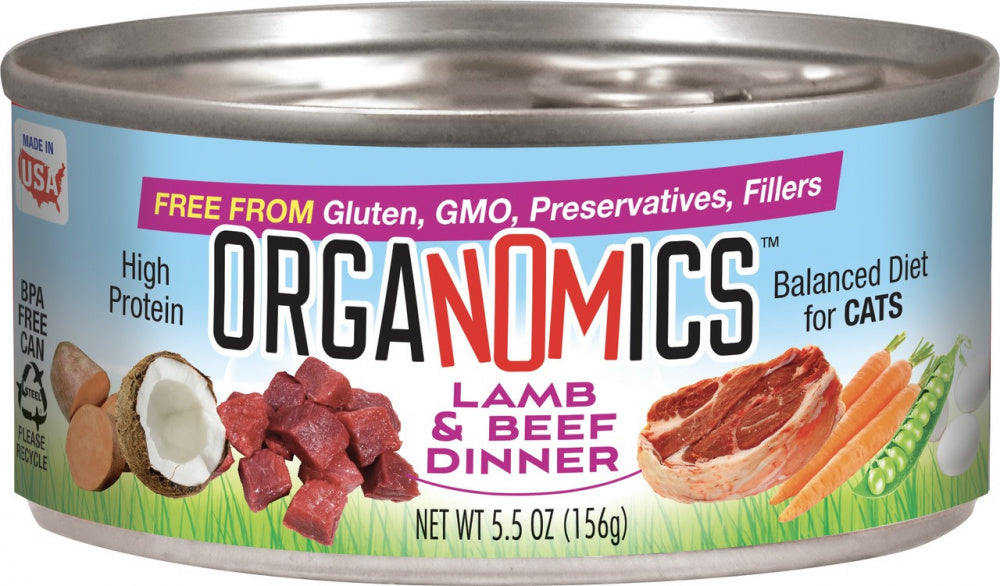 Evangers Organomics Lamb and Beef Dinner for Cats