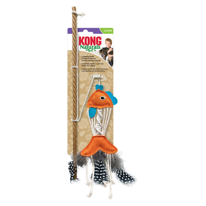 Kong Naturals Teaser Fish Cat Toy