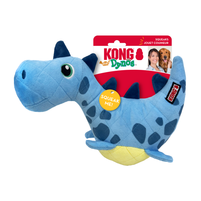 Kong Dynos Roars Blue Dog Toy