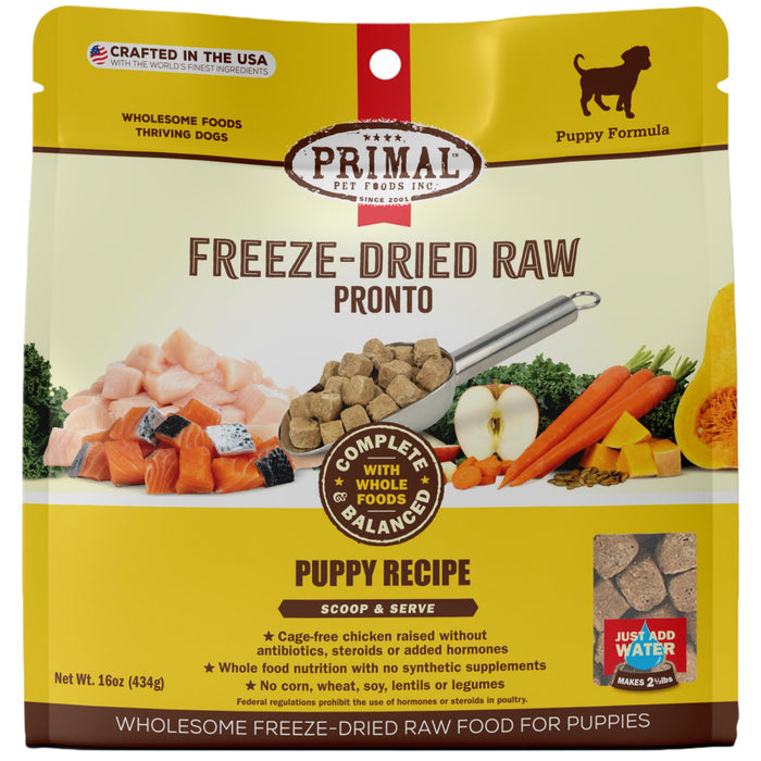 Primal Freeze Dried Raw Pronto Puppy Dog Food