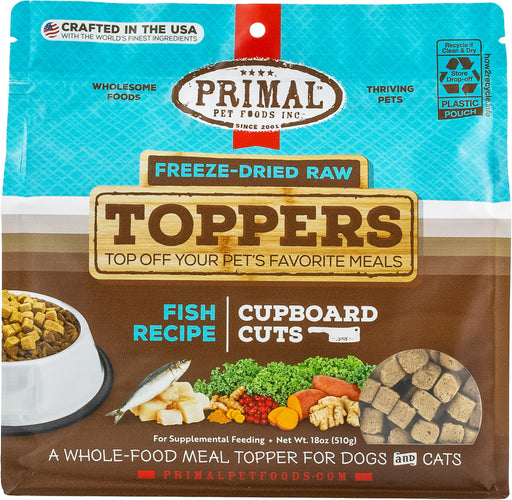 Primal Fish Cupboard Cuts Dog & Cat Topper